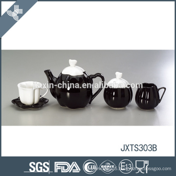 Ceramic easy clean eco-friendly cheap heat resistant wholesale tea sets